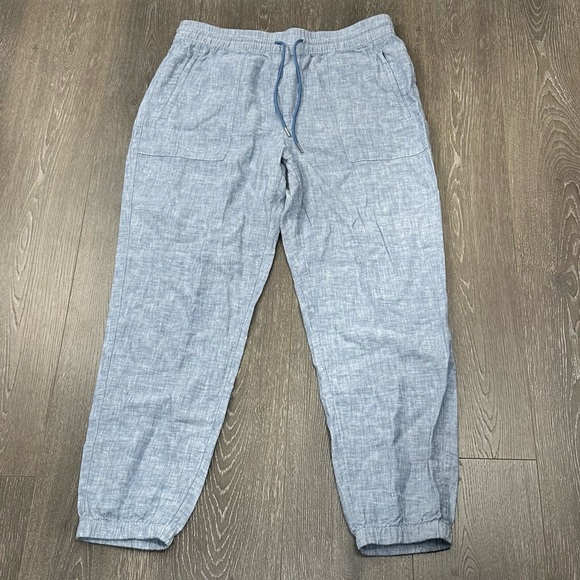 Athleta Retreat Linen Jogger Sz 14 - Picture 2 of 6